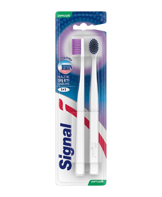 Signal Diş Fırçası 1+1 Nazik Diş Eti Bakımı Yumuşak