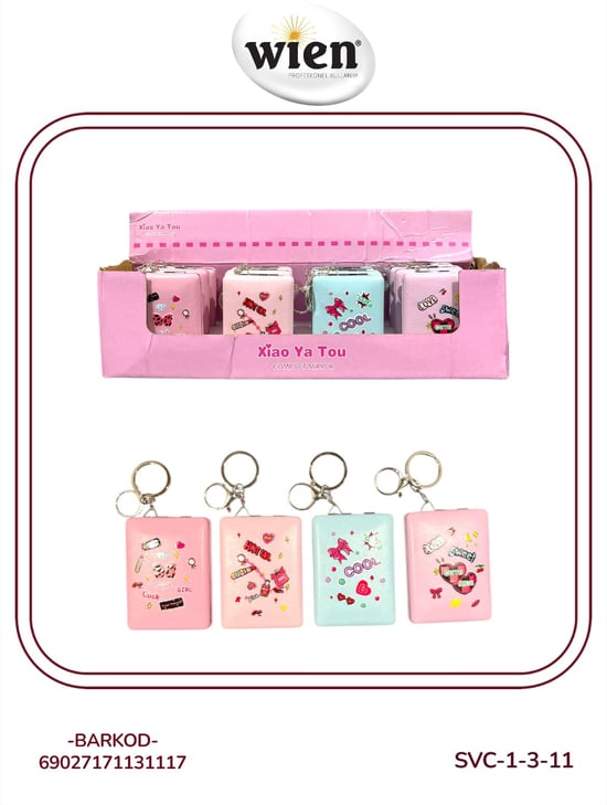 Wien çanta aynası anahtarlık model 03-11