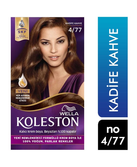 Koleston Saç Boyası no 4/77 Kadife Kahve