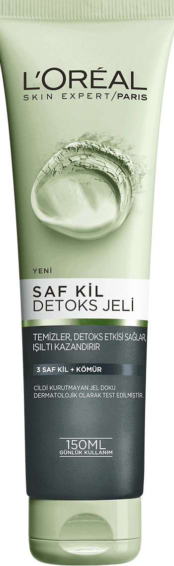 L'Oreal Paris Paris Saf Kil Cilt Temizleyici Detoks Jeli