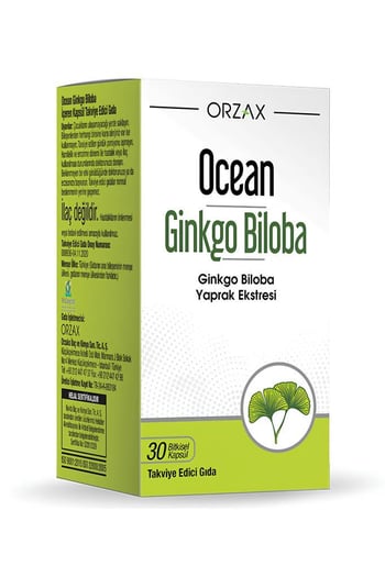 Ocean Ginkgo Biloba 30 Kapsül