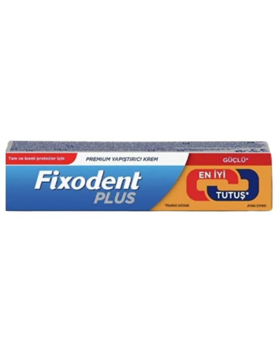 Fixodent Plus Güçlü Isırık Diş Protezi Yapıştırıcı Krem 40G