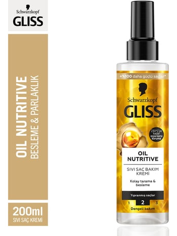 Gliss Sıvı Saç Kremi 200ml Oil Nutritive Tr