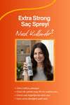 Akat Gardi Saç Spreyi Extra Strong No:2 Gri 180 ml