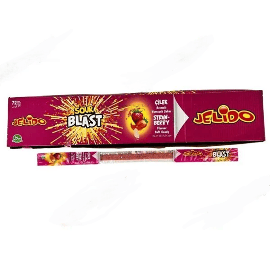 Jelido Sour Blast Çilek 15 Gr Metre Şeker