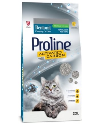 Pro Line Aktif Karbonlu Topaklanan Kedi Kumu 20 Lt