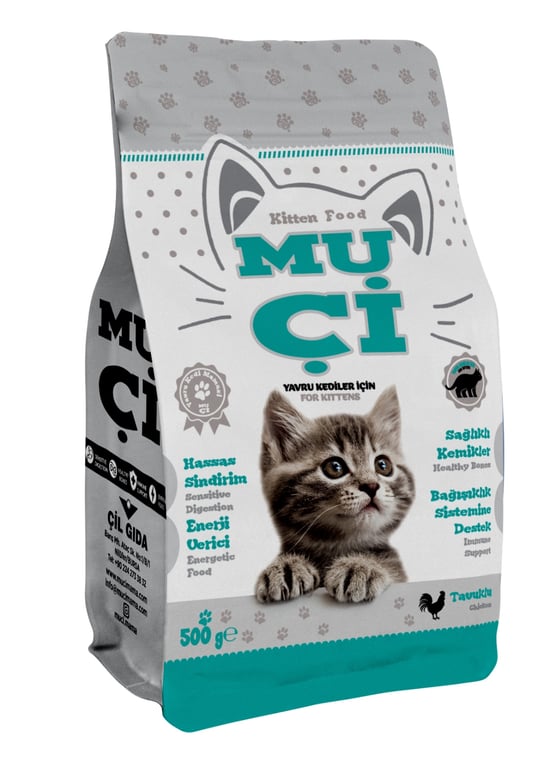 Muçi Kuru Yavru Kedi Maması Tavuklu 500 Gr