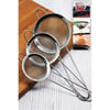 Bayhome 3'Lü Metal Süzgeç-18-20-22 Cm Metal Süzgeç-Paslanmaz Çelik Çay/Bitki/Kahve/Un Süzgeç
