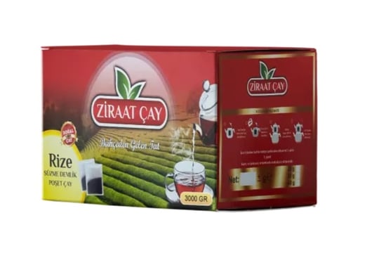 Ziraat Çay Süzme Demlik Poşet Çay 30 Gr - 3 Kg