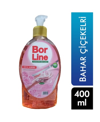 borline,sıvı savun,400 ml,bahar çiçekleri,borline sıvı sabun, borline sabun,toptan satış,toptantr