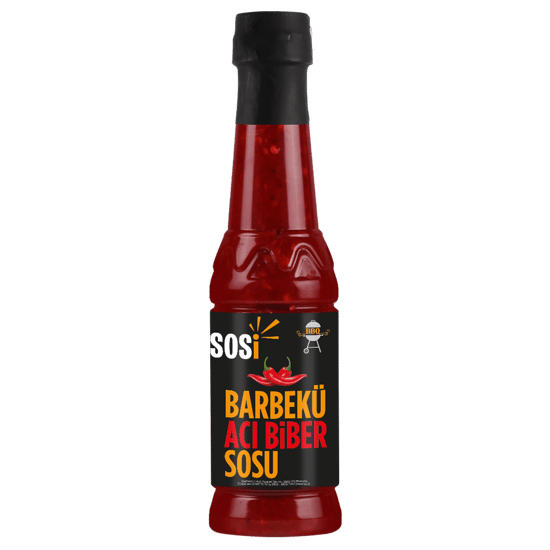 Sosi Biber Parçacıklı Acı Biber Sosu Bbq 350 Ml