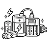 Kategori İçin Resim Pil ve Şarj Cihazları