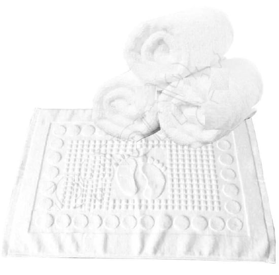 Private     48 Adet Otel Banyo Ayak Havlusu %100 Pamuk 250 Gram 50×70 Cm