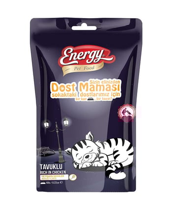 Energy ,enerji Kedi maması 100 gr,dost kedi maması, aç bitir kedi maması,pet shop,pet shop ürünleri,toptan satın al,toptan tr,toptan pet shop,toptan mağazacılık, ıslak mama, Kedi mamaları, Kedi maması fiyatları, toptan Kedi maması