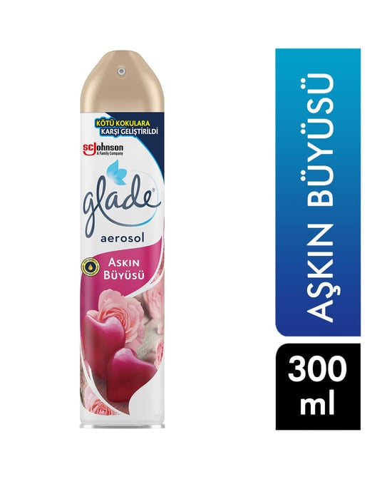 Glade Oda Kokusu Aerosol Sprey 300 ml Aşkın Büyüsü