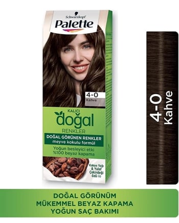 Palette Doğal Renkler 4-0 Kahve Kadın Saç Boyası