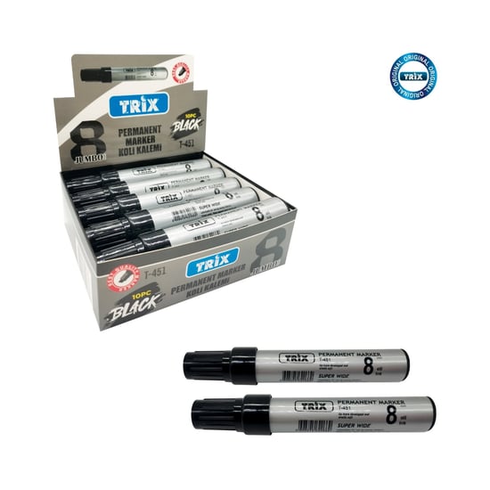 Trix Koli Kalemi 8mm Siyah