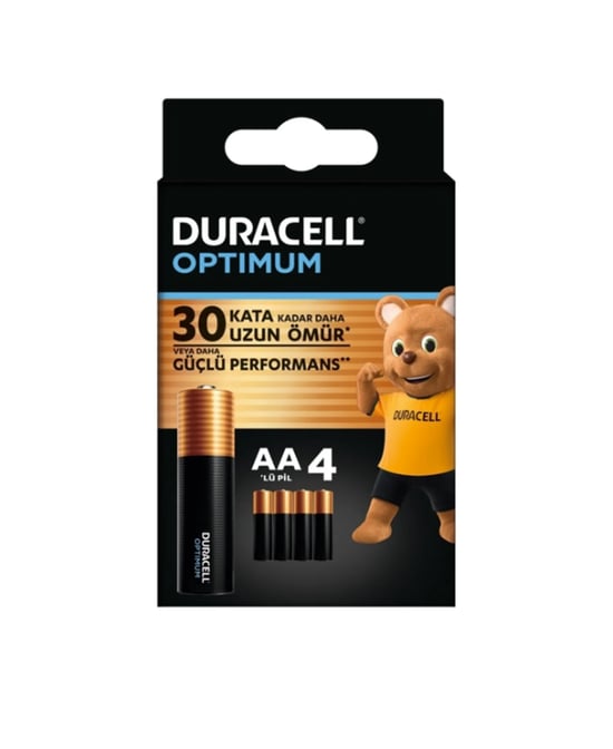 Duracell Pil Optimum Kalem 4'lü AA