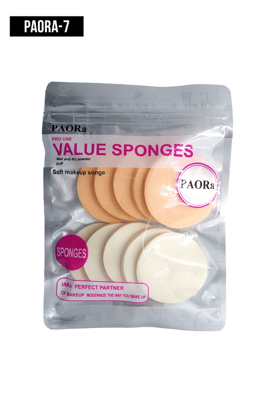 İthal Aksesuar Renkli 10'Lu Makyaj Süngeri