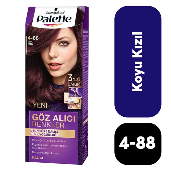 Palette .4-88 Koyu Kızıl Kadın Saç Boyası