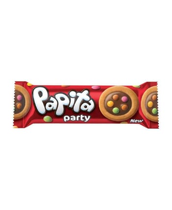 Şölen Papita Party Çikolata Kaplı Drajeli  Bisküvi 63 gr