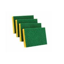 Karsan 4'Lü Endüstriyel Sünger-Endüstriyel Bulaşık Süngeri