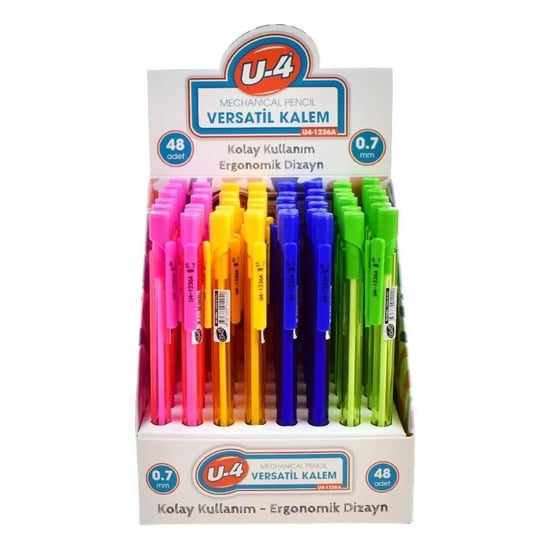 U-4 1236A Versatil Kalem 0,7mm 48'li