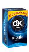 Okey Prezervatif 20'li Klasik Ekonomik Paket