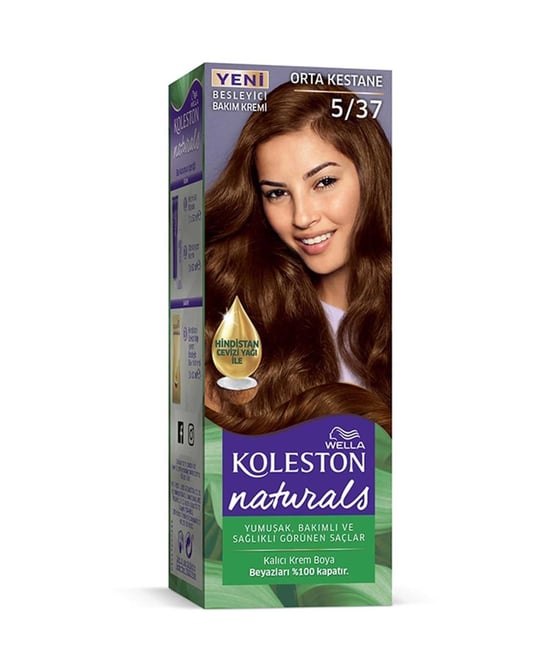 Koleston Naturals Saç Boyası no 5/37 Orta Kestane