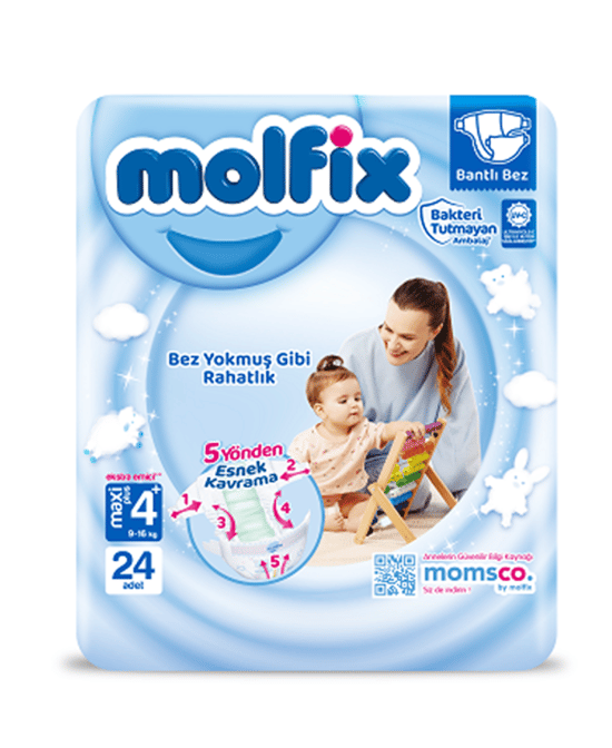 Molfix Bebek Bezi Jumbo 3D Maxi Plus 24'lü