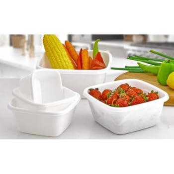 İnova 5'Li Elegant Kare Badya-Renkli Kare Badya