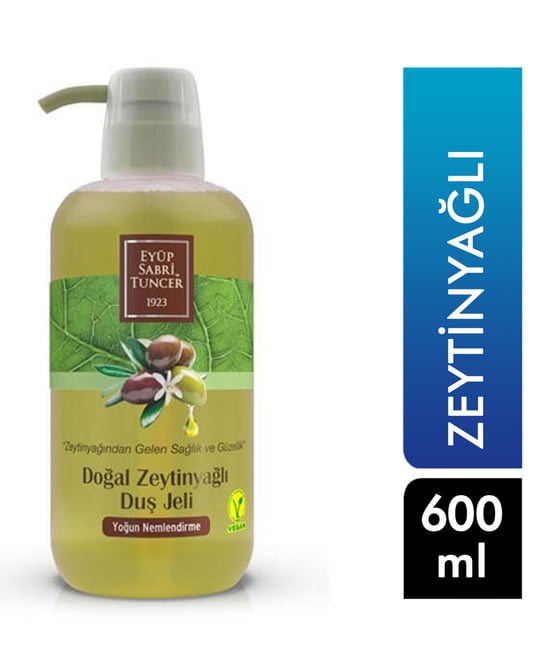 Eyüp Sabri Tuncer Duş Jeli 600 ml Doğal Zeytinyağlı Pet Şişe