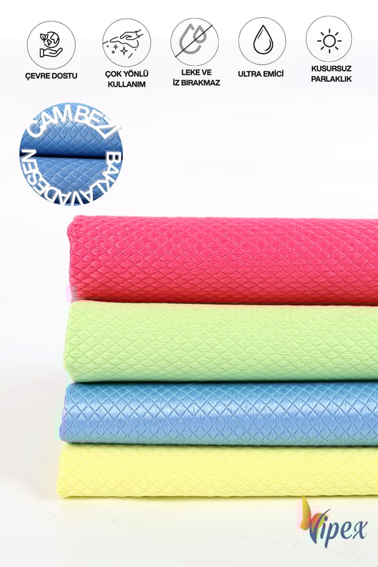 Vipex 40x40 cm Baklava Desen Cam Bezi 240 Gsm Yeşil Renk