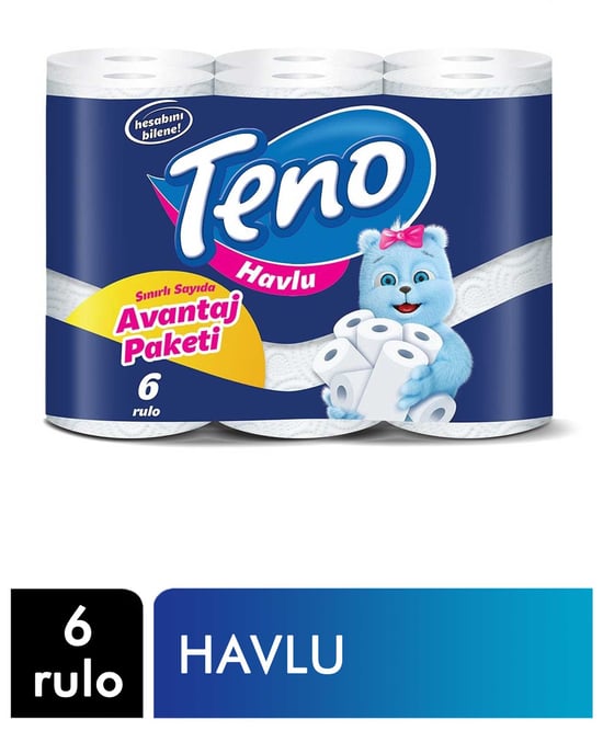 Teno Kağıt Havlu 6 Rulo