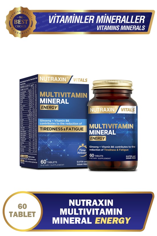 Nutraxin Multivitamin Mineral Energy 60 Tablet