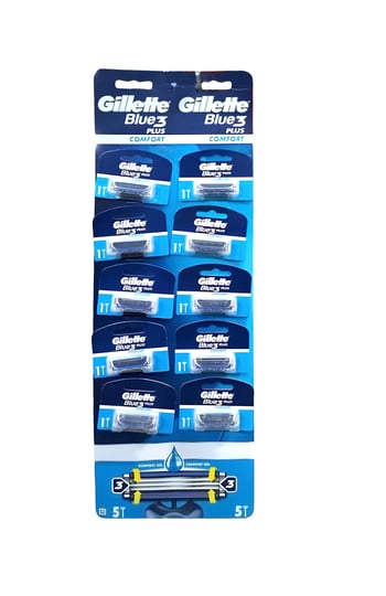 Gillette Blue 3 Tıraş Bıçağı 10'lu Kartela Comfort Plus