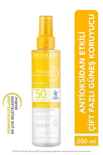 Bioderma Photoderm Aanti-Ox Sun Protective Water SPF50+ 200 ml