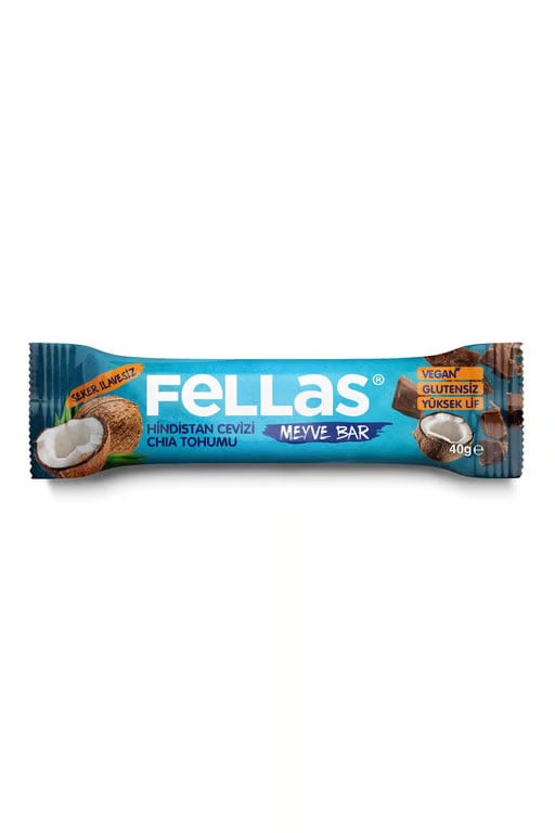 Fellas Meyve Bar - Chialı ve Hindistan Cevizli 40g