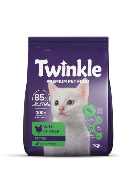 Twinkle Kedi Maması Balıklı Yavru Kedi Maması 1 Kg Premıum Pet Food