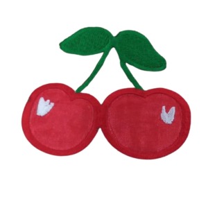 P Parla Aplike Ütü İle Yapışan Kiraz Desen