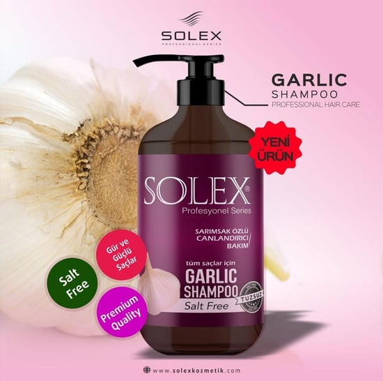 Solex Tuzsuz Sarımsak Özlü Şampuan 1000 Ml