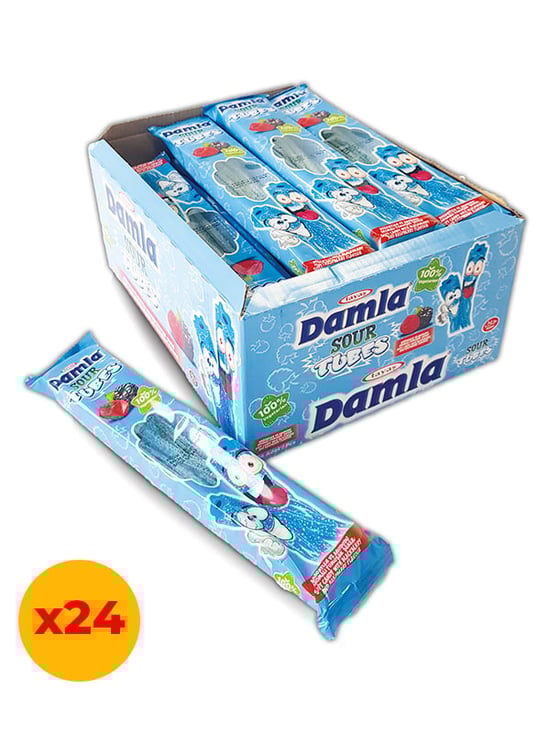 Tayaş Licorice Böğürtlen Jel Şeker Poşet 30 Gr X 24 Adet Kutulu