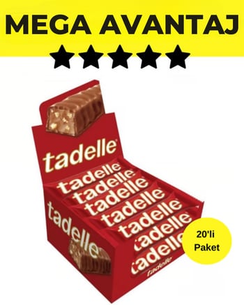 tadelle, tadele, taddele, çikolata, sütlü çikolata,  fındıklı çikolata, tadelle bar, toptan çikolata, toptan gıda, gıda toptancısı, aburcubur, abur cubur, atıştırmalık, atıştırmalıklar, çikolata fiyatları, çikolata çeşitleri, çikolata kutuları, kutu çikolata,