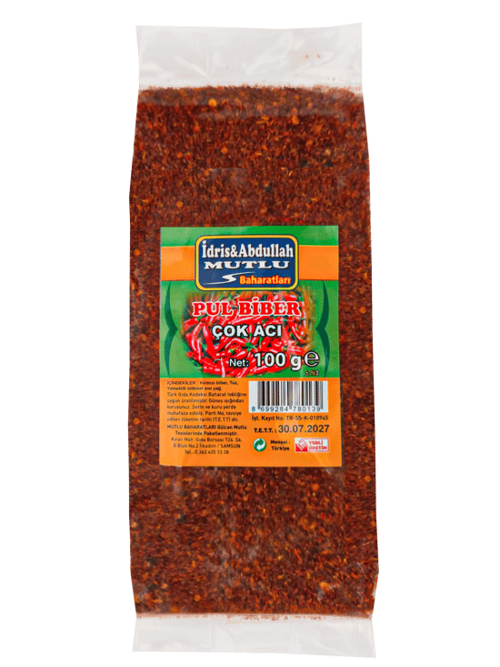 Mutlu Baharat  Çok Acı Pul Biber 100 Gr