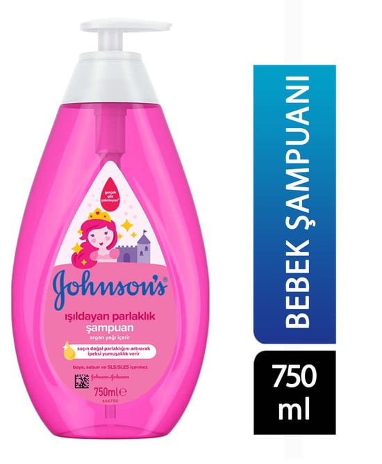 Johnson's Baby Bebek Şampuanı 750 ml Işıldayan Parlaklık