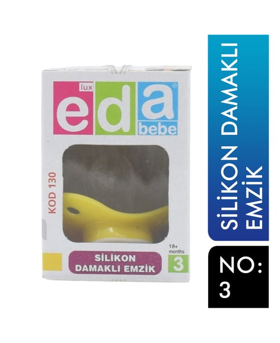 Lüx Eda Bebe Silikon Damaklı Emzik No:3