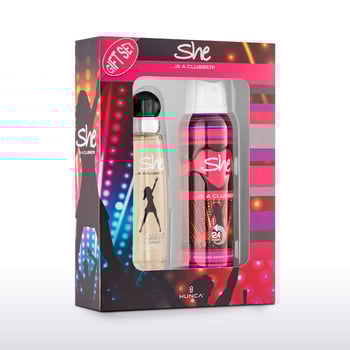 She Is Clubber 50 Ml Edt Kadın Parfüm + 150 Ml Deodorant Set