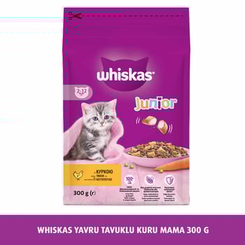 Whiskas Yavru Tavuklu Kuru Mama 300 G