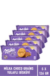 Milka Choco Grains Yulaflı Bisküvi 126 gr - 5 Adet