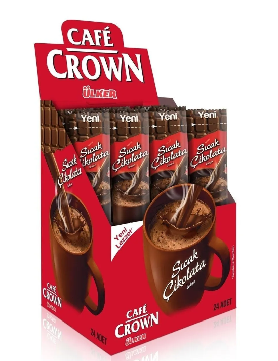Ülker Cafe Crown 24'lü Sıcak Çikolata 23 gr